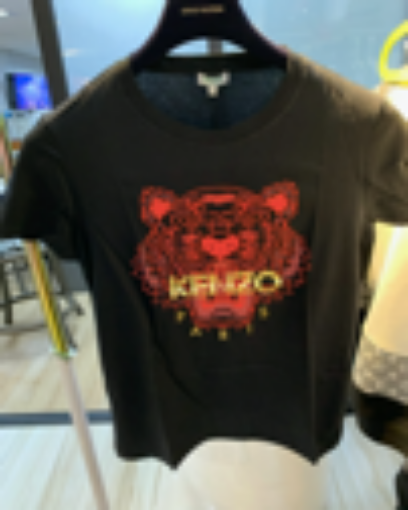 Picture of LADIES KENZO RED TIGER TSHIRT - RED LOGO