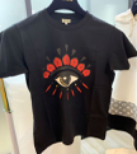 Picture of KENZO RED EYE BLACK TEE